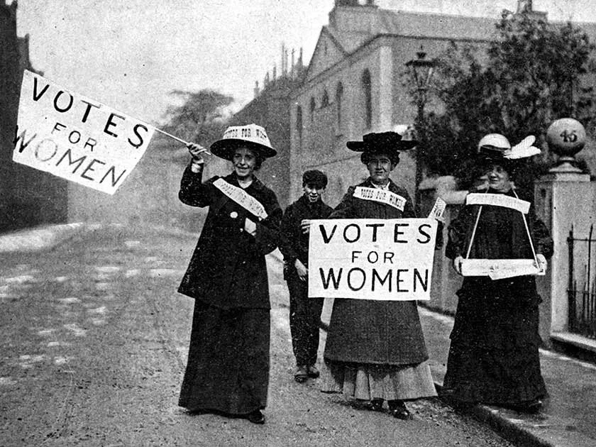Photo of Northampton Suffragettes