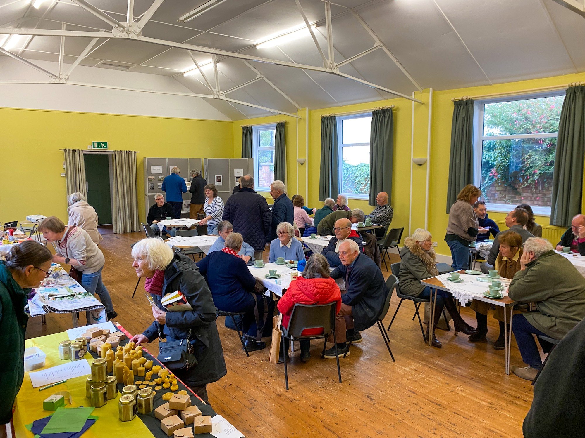 Fundraising event in the church hal