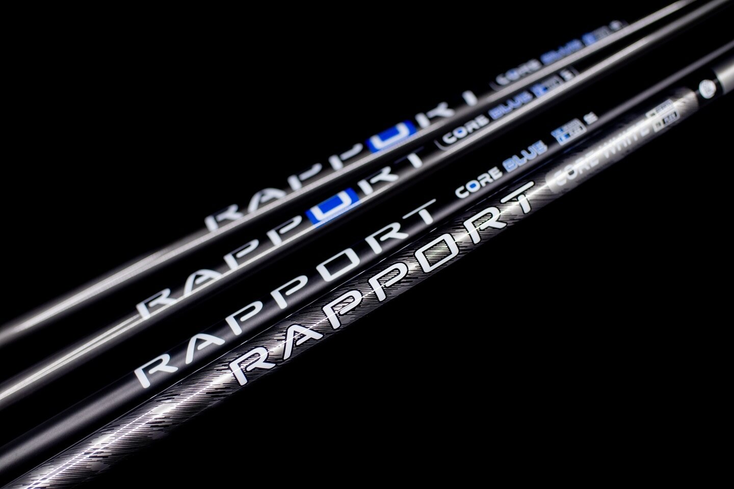 Sleek design and optimized performance golf shafts- Rapport Core Blue and Core White is available for you