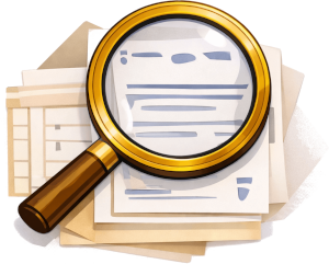 gathering-evidence-magnifying-glass