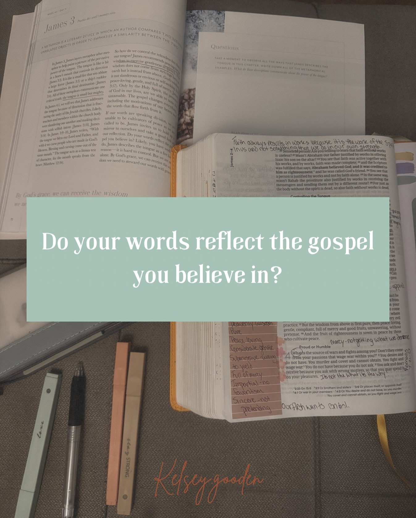 Have you ever read something and thought&hellip;yikes 🫠🤢. 

James 3 will do that to ya 😆.

If our words are speaking division, we are unable to be cultivators of peace as we are called to be. James describes the tongue as a fire for a reason &mdas