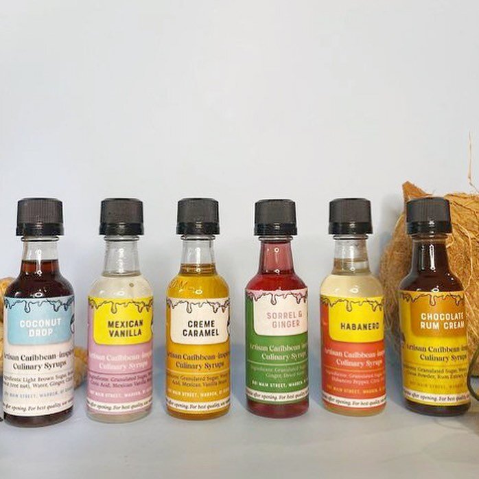 Join Savannah tomorrow and check out all her culinary syrups!!!

Great for drinks and Mocktails, cooking, baking. Use in savory or sweet dishes.

These Caribbean inspired syrups are amazing. Try a sample at her table or grab a sample pack to go. Thes