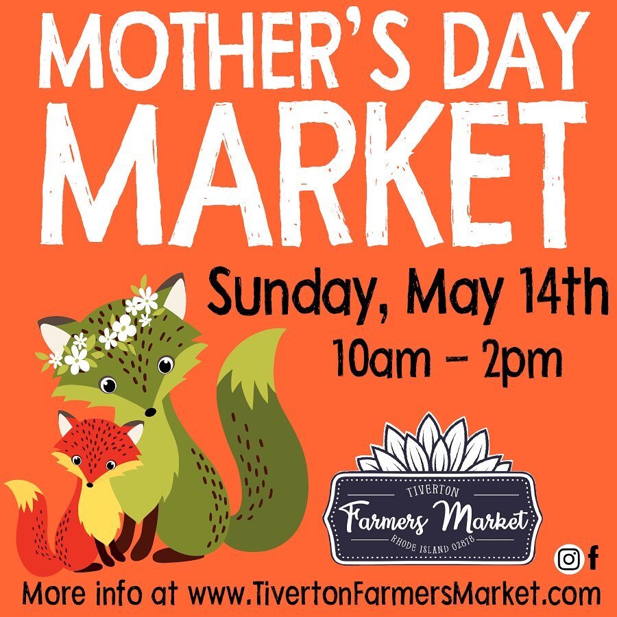 We are so excited to All those mom&rsquo;s today. Skip o over today and see us. 

Sunday, May 14th, 10am - 2pm

LIVE MUSIC: Alex Cohen Acoustic

2C Herbals Gems + More - herbal tea blends, salves, gemstone bracelets, sage sticks

Atlantic Farms Marke