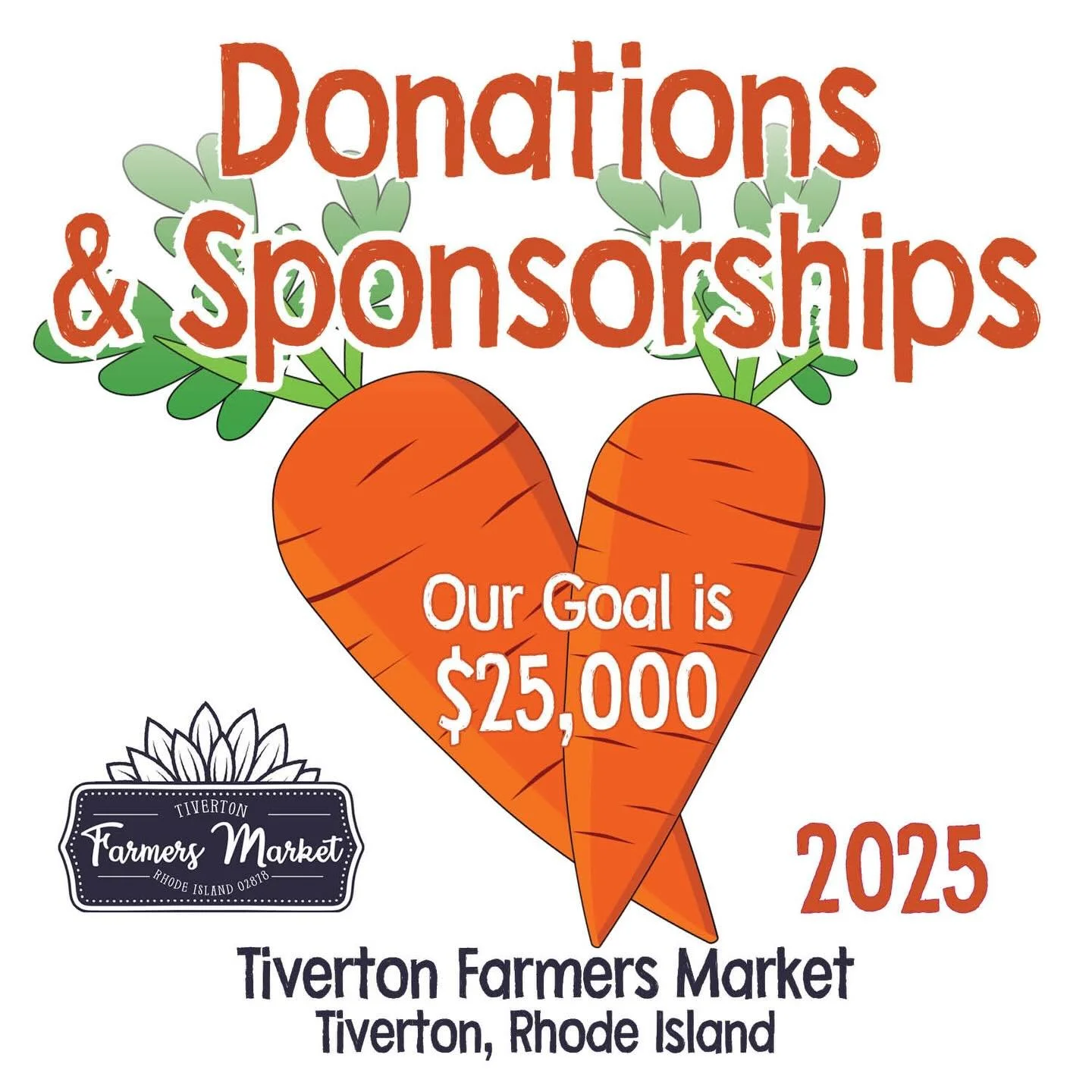 Consider support the Tiverton Farmers Market this &ldquo;Giving Tuesday&rdquo;, December 2nd. Help us continue to provide THE BEST year-round farmer market experience possible for our farm coast community!

We rely on the generosity of individuals, l