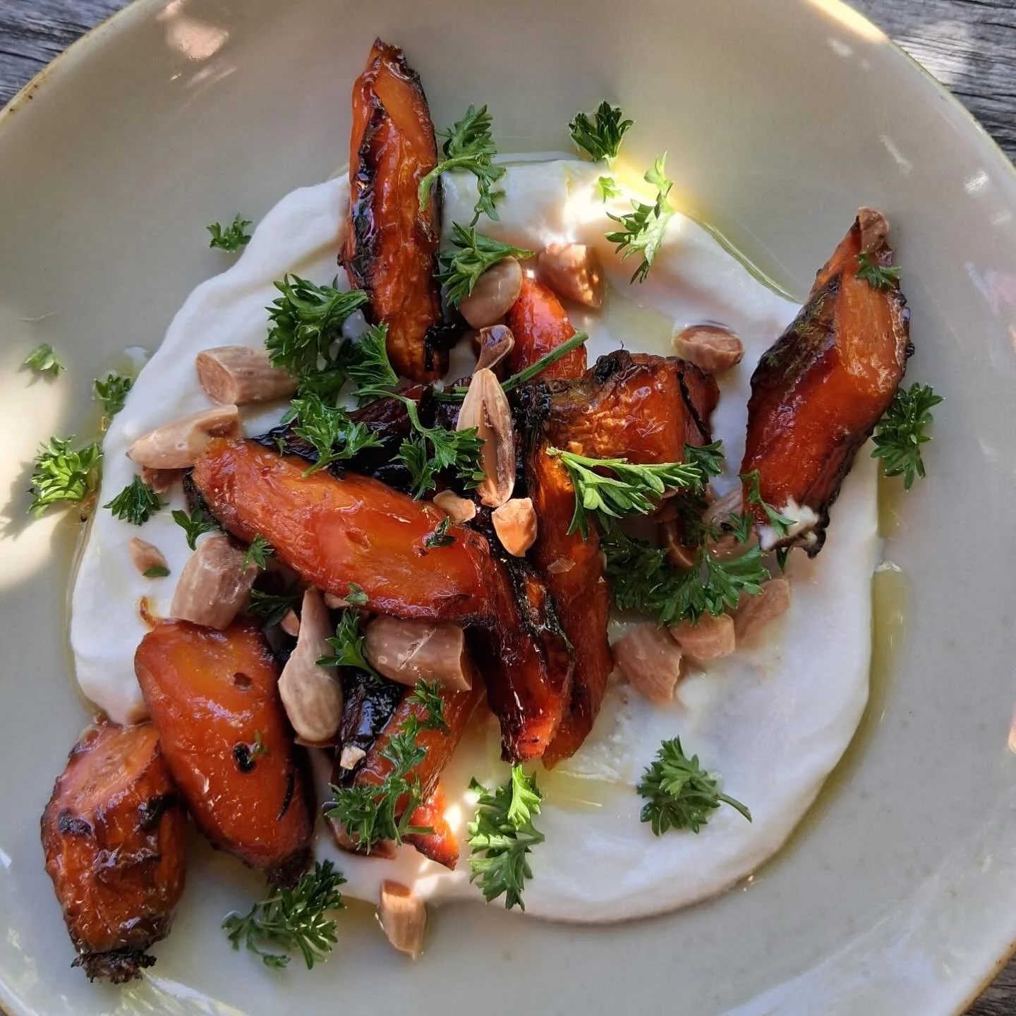 Join @salty_winebar_ri this Sunday with a fabulous selection of Mediterranean dishes. Take it all home or eat it right at the market. You decide&hellip;. We are looking forward to those roasted honey &amp; chili carrots&hellip; yummm!

&mdash;🥕🥕🥕?