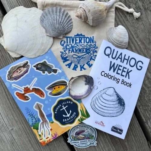 Save The Date!! 📍📍 it&rsquo;s the 10th Annual RI Quahog Week ~ May 17th - 23, 2026 

The Tiverton Farmers Market will kick off Quahog Week and celebrate Sunday, May 17th with a Quahog Themed Specialty Market. 

Join us at our FIRST outside market o