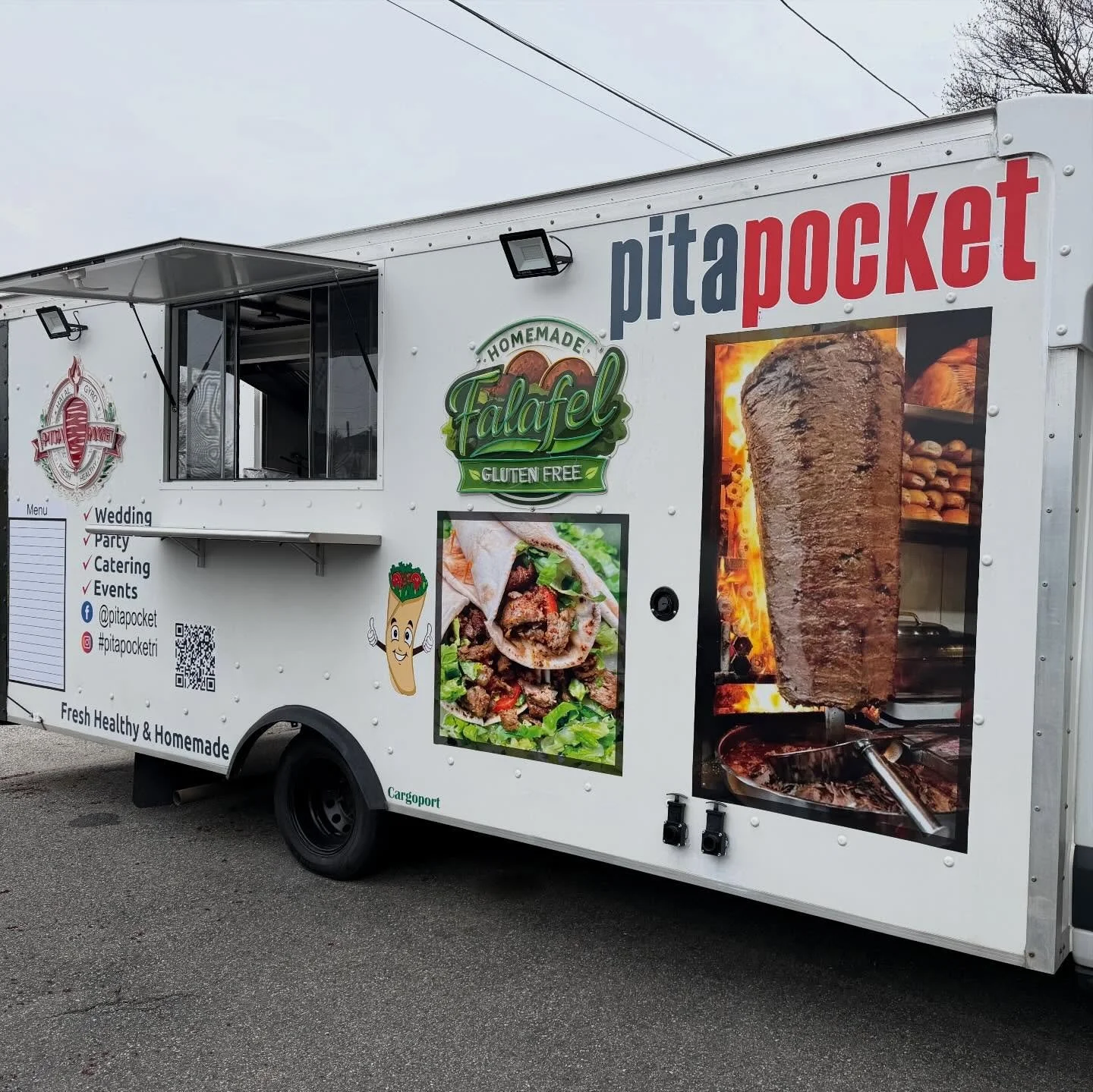 @pitapocketri&lsquo;s NEW FOOD TRUCK will be with us Sunday for the Mother&rsquo;s Day market. You&rsquo;ll find Gyros, Gluten-Free Falafels, Chicken Nuggets, French Fries &amp; Frozen Bananas&hellip;. Plus lots more. Come on by Sunday for lunch and 