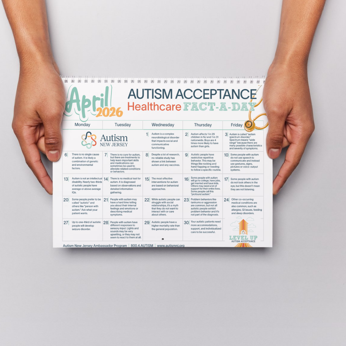 Autism Fact-a-Day Calendar for Healthcare Providers