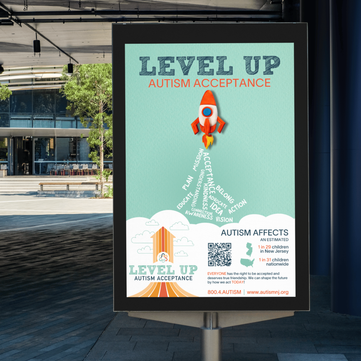 Rocket Level Up Poster