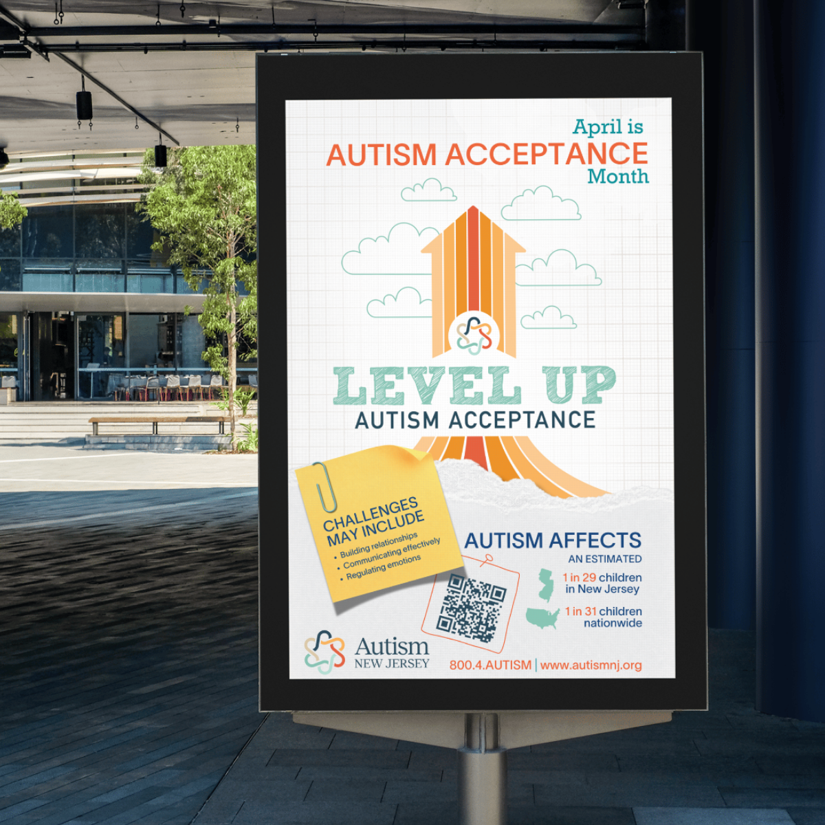 Arrow Level Up Poster — Autism NJ Ambassador