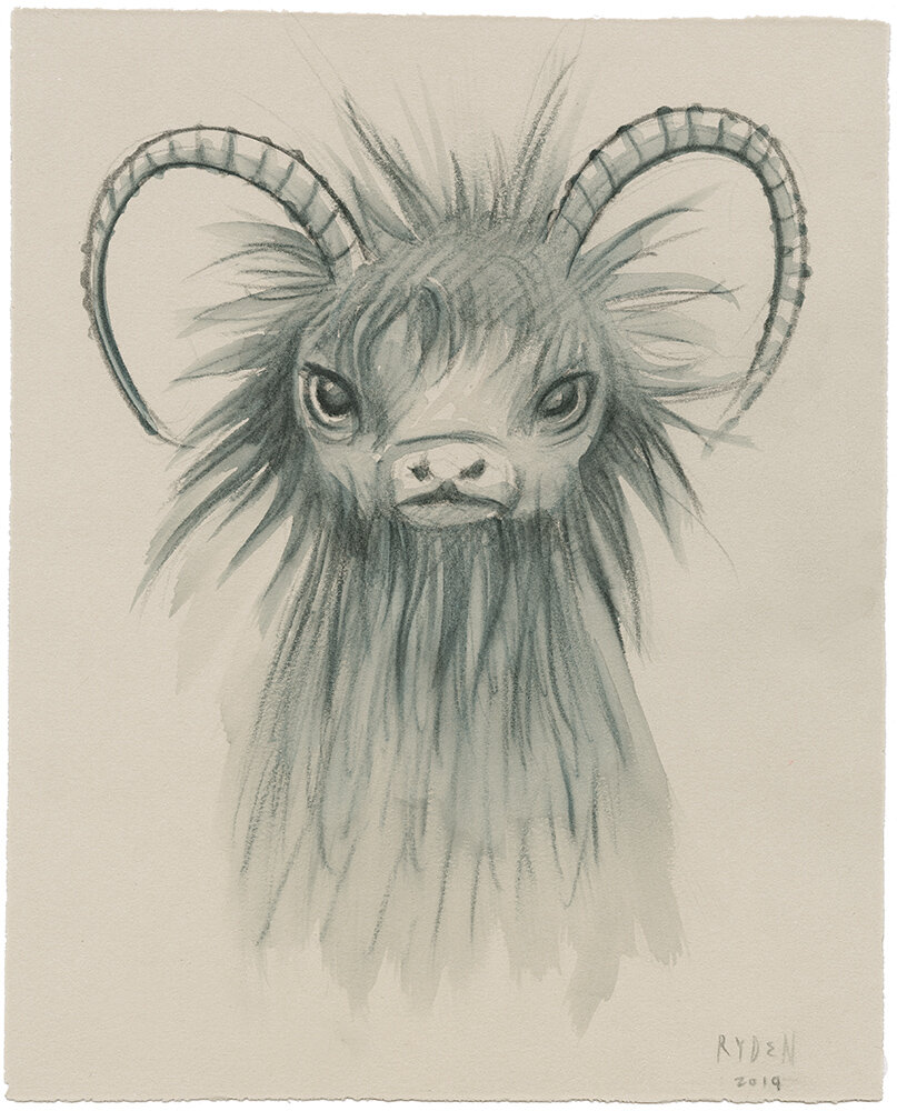 Yak with Horns