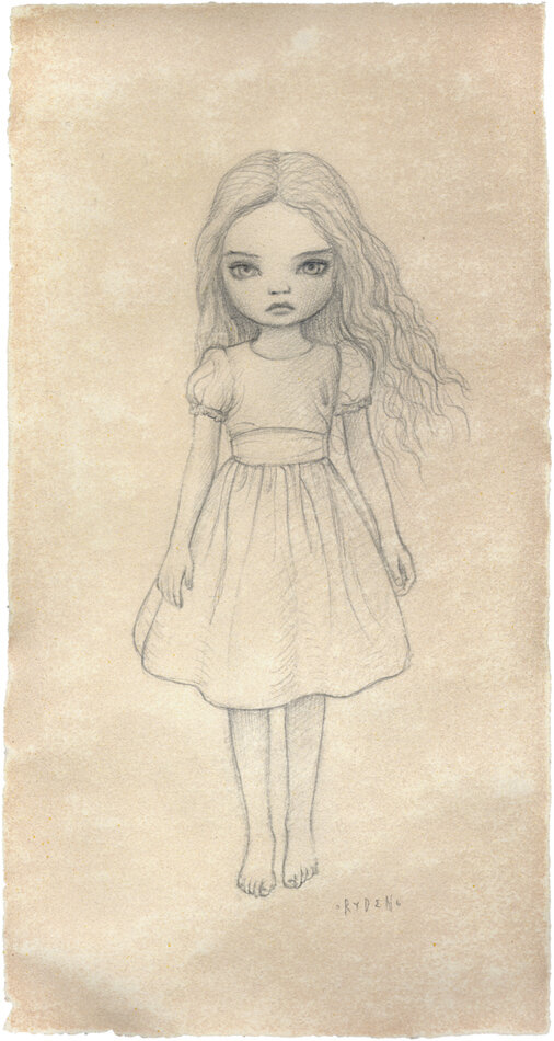 Ghost Girl Drawing