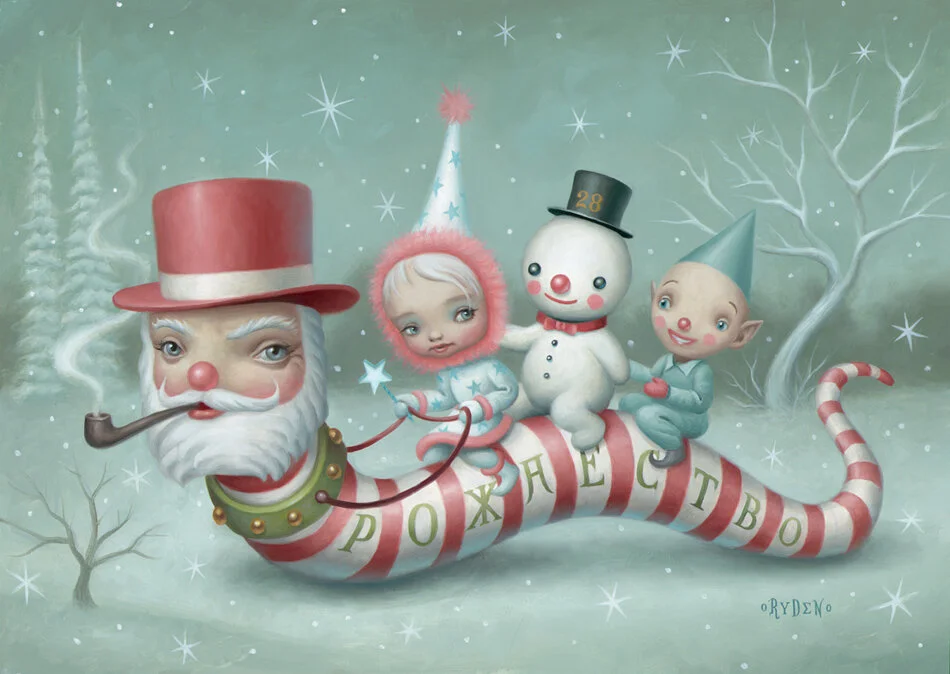 Santa+Worm