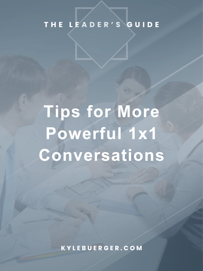The Leader’s Guide to More Powerful 1x1s