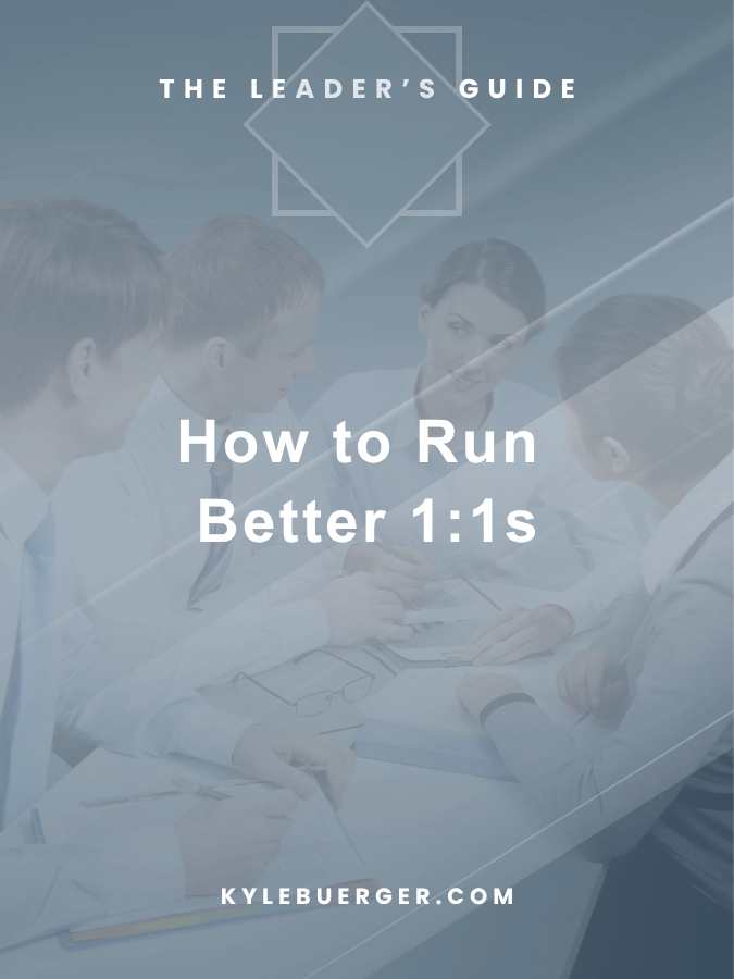 How to Run Better 1x1s