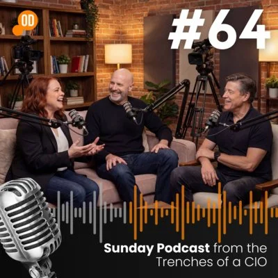 Amplified Leadership, Episode #64 - cover art with host photo