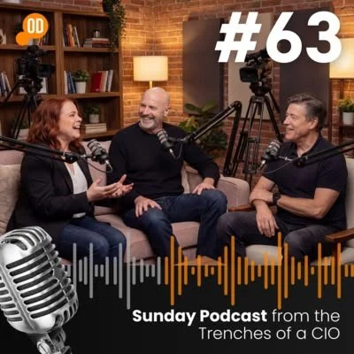 Amplified Leadership, Episode #63 - cover art with host photo