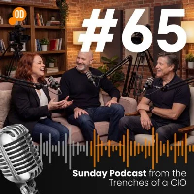 Amplified Leadership, Episode #65 - cover art with host photo  