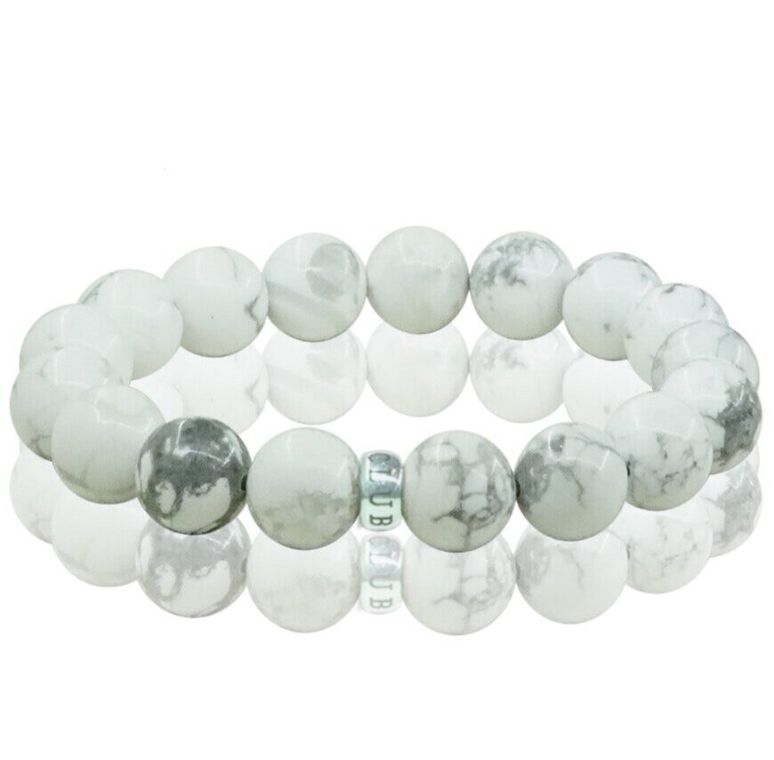 howlite beaded bracelet