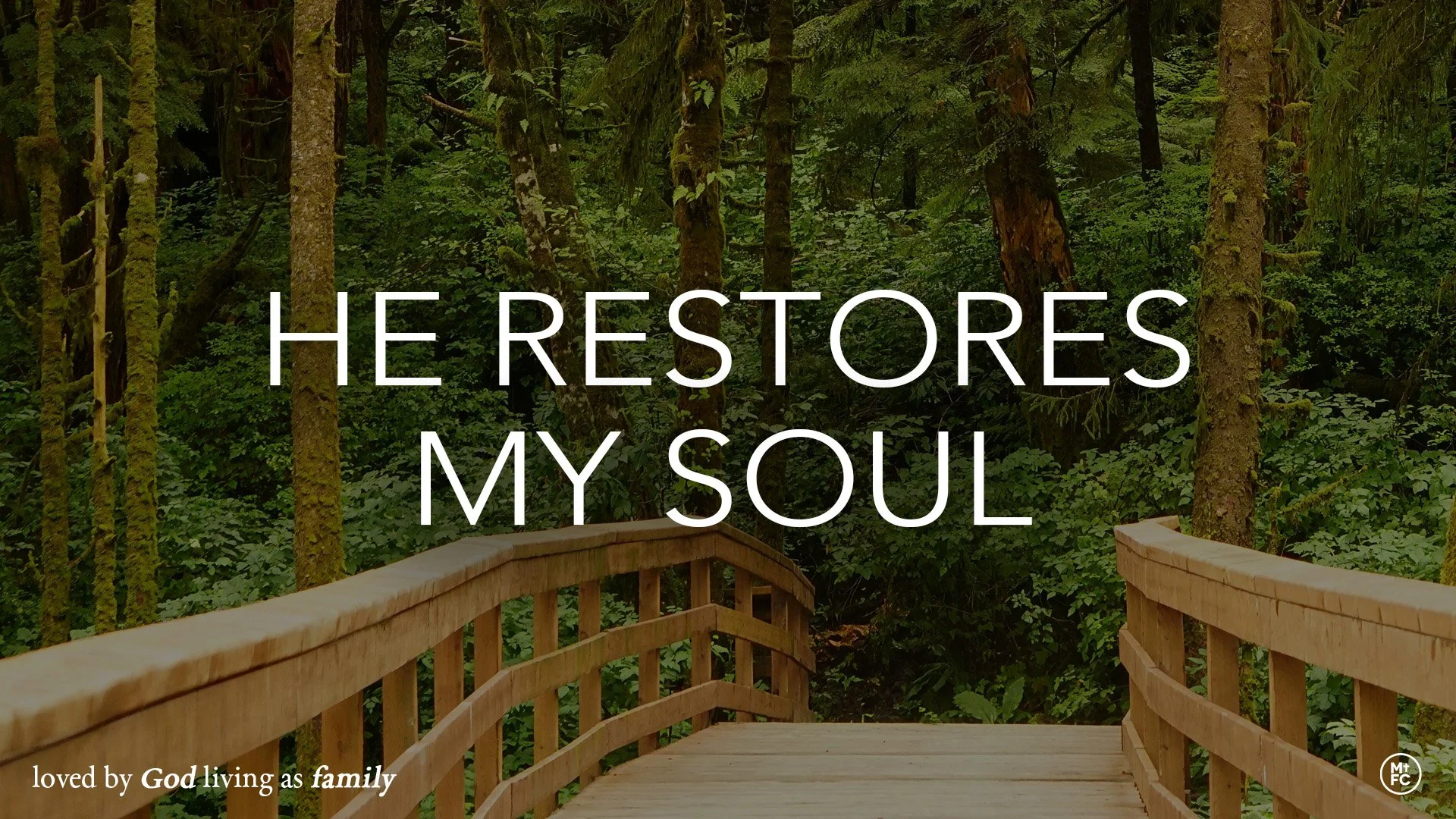 He Restores My Soul