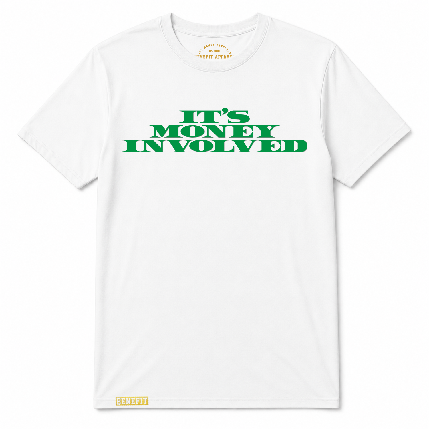 It's Money Involved Tee (White Green)
