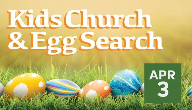 Kids Church &amp; Egg Search