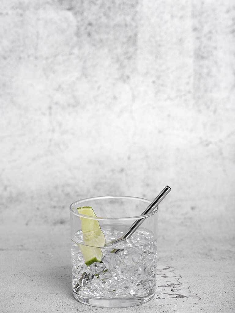 Extra Short Reusable Stainless Steel Drink Straws for Cocktails, Small  Glasses or Cups 