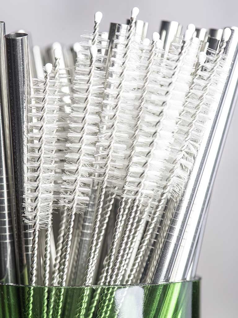 Stainless Steel Straw Cleaning Brush — The Ecoporium
