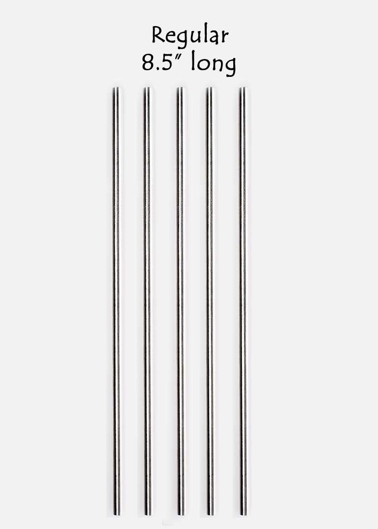 Long Wide Stainless Steel Straw — The Ecoporium