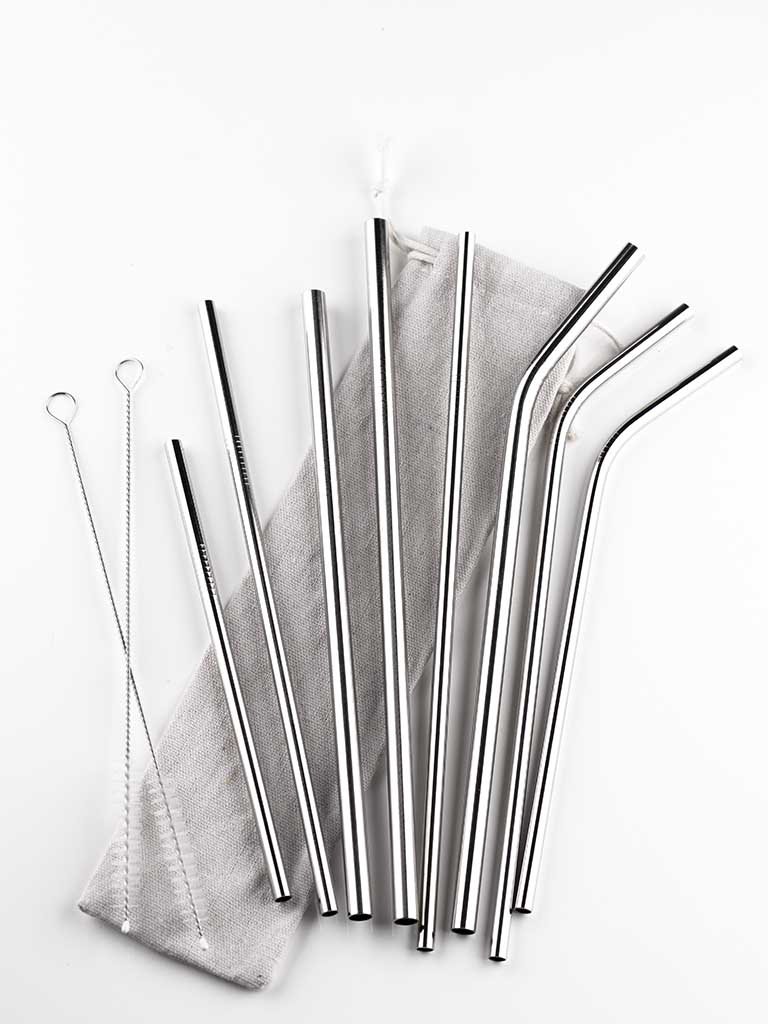 Stainless Steel Straw Set