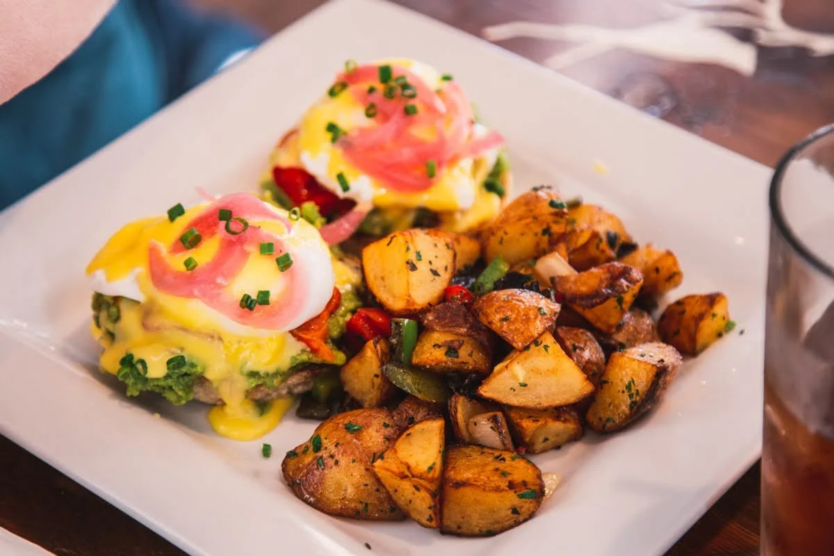 Cali Benedict with Country Potatoes