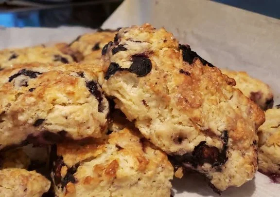House made Blueberry-Lemon Scone