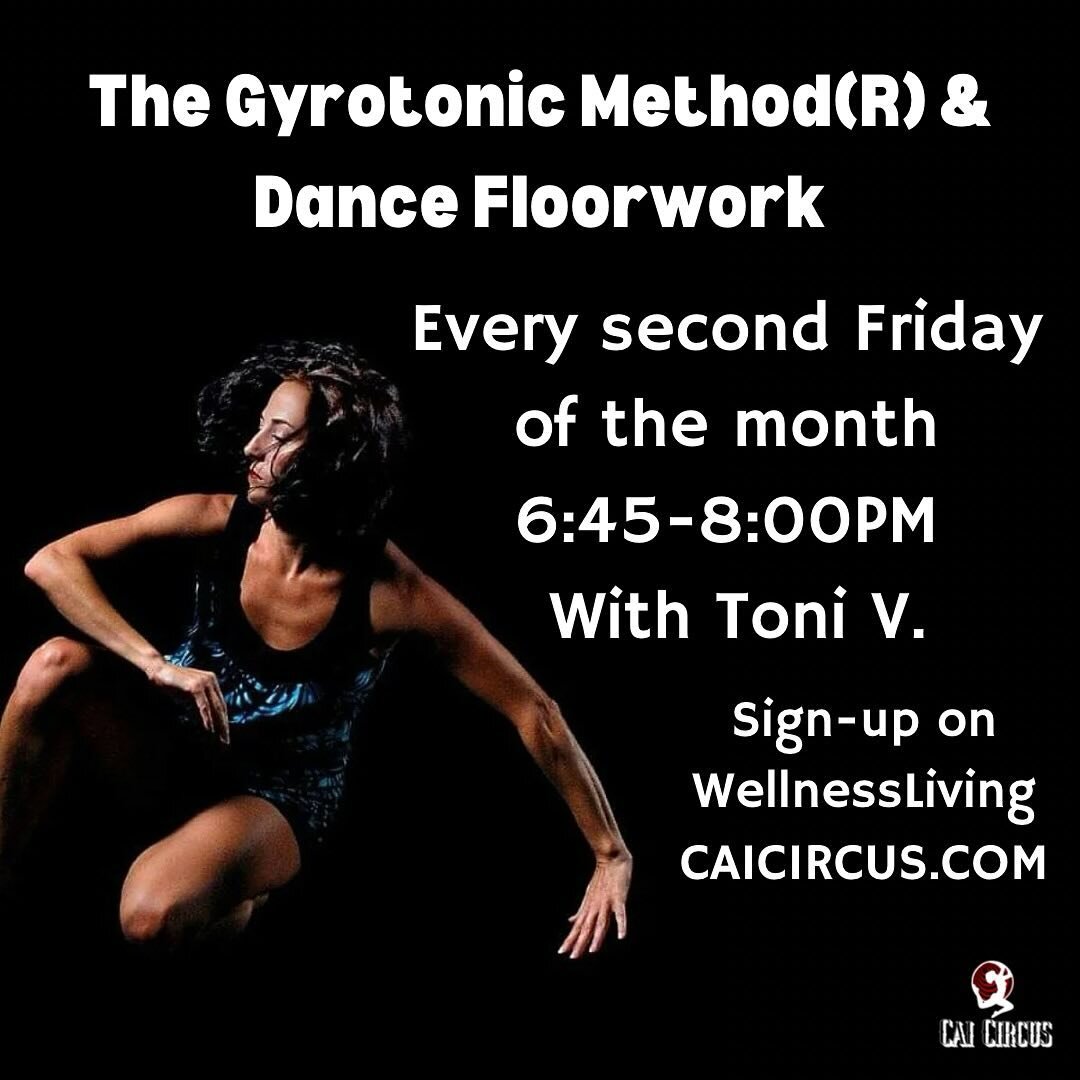 ‼️NEW CLASS ALERT‼️ Every second Friday of the month, starting April 12. Come join us in The Gyrotonic Method(R) &amp; Dance Floorwork class, with @6degreesdance! 
-
&ldquo;The first 40 minutes we will warm up using the Gyrotonic Method(R) training, 