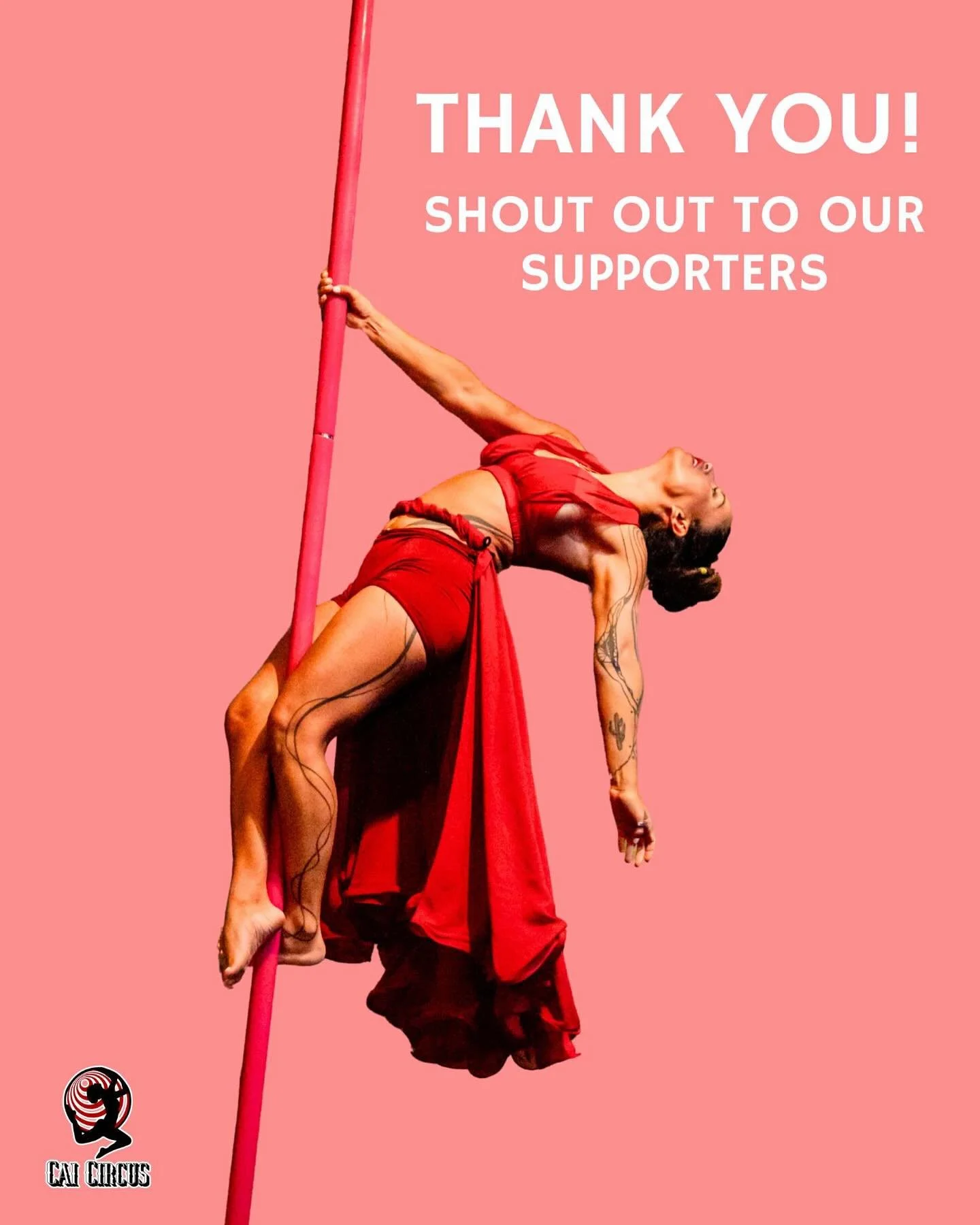 We just wanted to give a shoutout to all of our donors, and thank you for supporting Cai Circus as we navigate this new chapter! Cai Circus is growing and we are currently in the works of getting into our new temporary space. More information and det