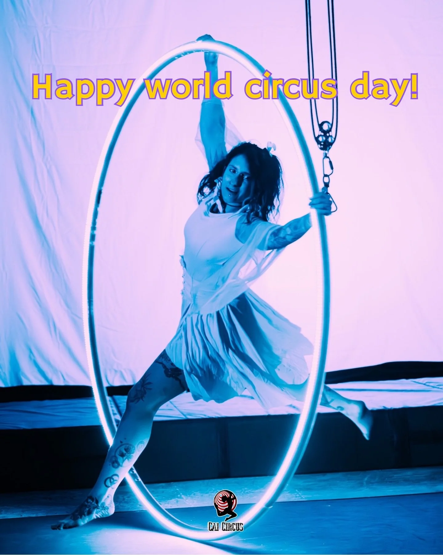 Happy world circus day! And what better way to spend it than a TWO SHOW DAY for &ldquo;Become&rdquo;💙✨ Sunday is our last show and it is SOLD OUT! See you all tomorrow at 2pm 🎪

📸 @hallegraycemedia 

#caicircus #worldcircusday #caicircusbecome