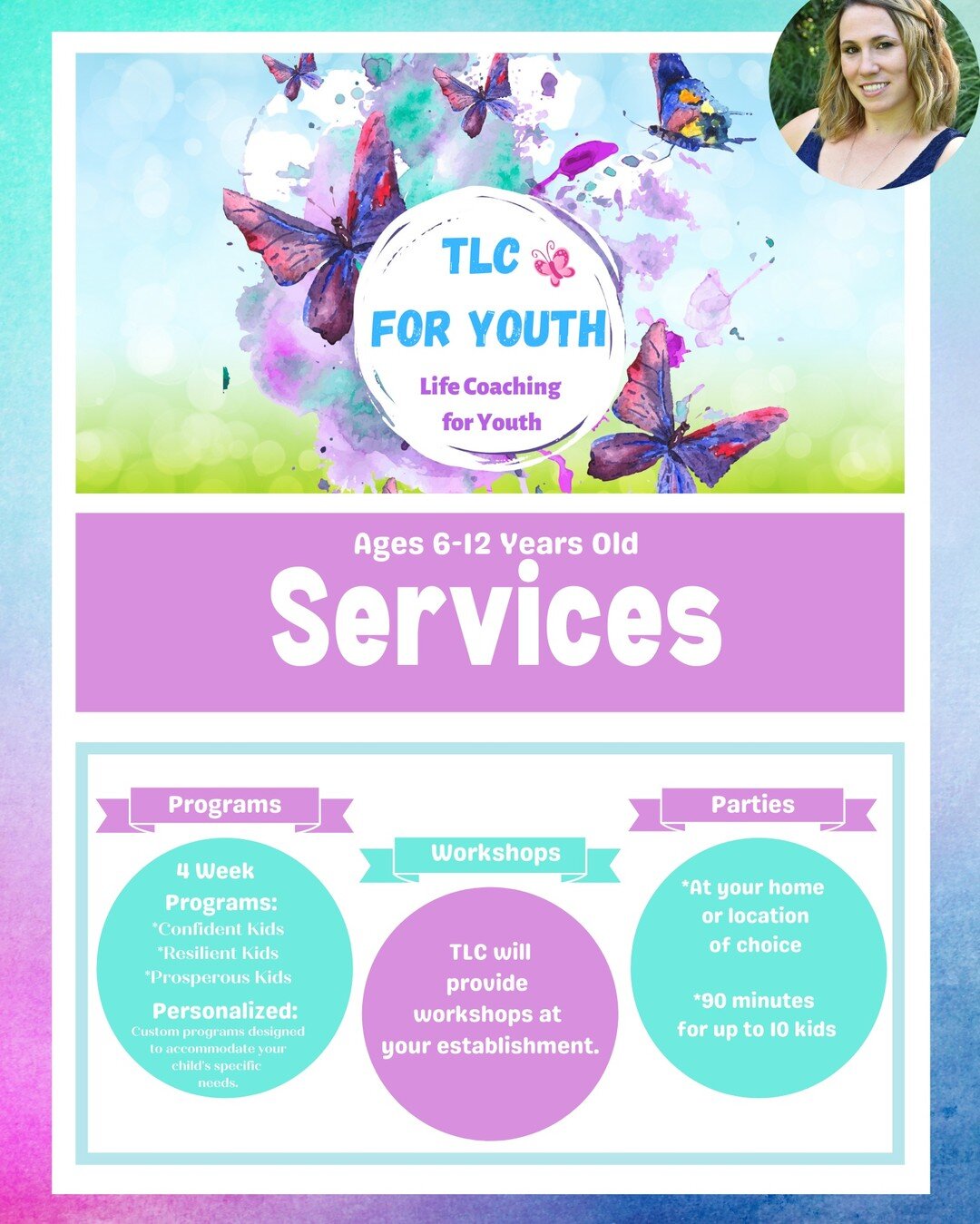 Check out what TLC has to offer!! 👀

🦋Programs: One on One or Group
🦋Workshops: Group
🦋Parties: Group

#tlcforyouth #lifecoachingforyouth #lifecoachingforkids #wisdomcoach #wisdomcoachevents #workshopsforkids #programsforkids #birthdaypartyideas 