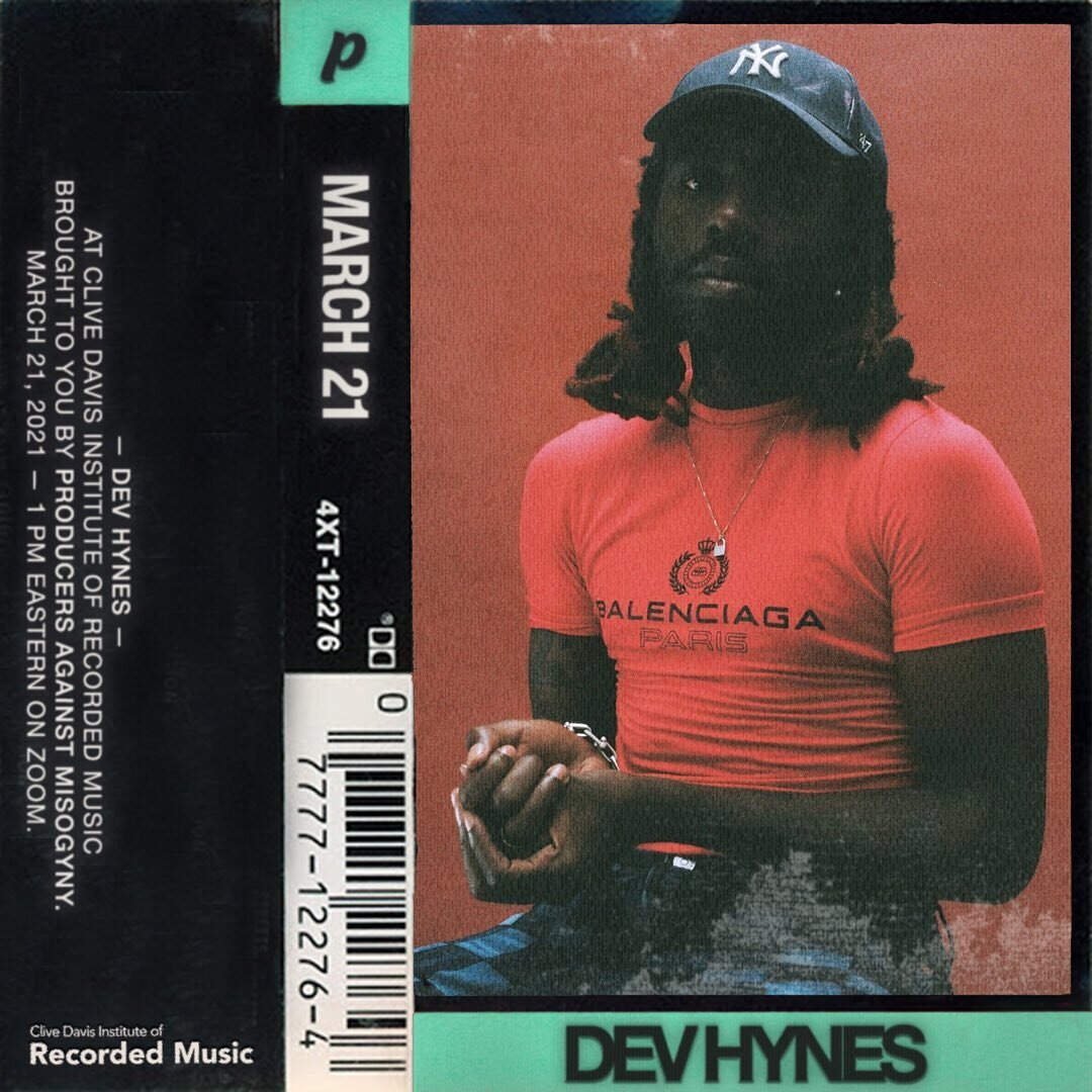 ⭐️ For PAM members in the @clivedavisinst community ⭐️ Stay tuned for our April event, which will be open to all of PAM 💙

As CDI's Spring 2021 Artist-in-Residence, @devhynes will be joining us on Sunday, March 21st at 1 PM EST to produce a student'