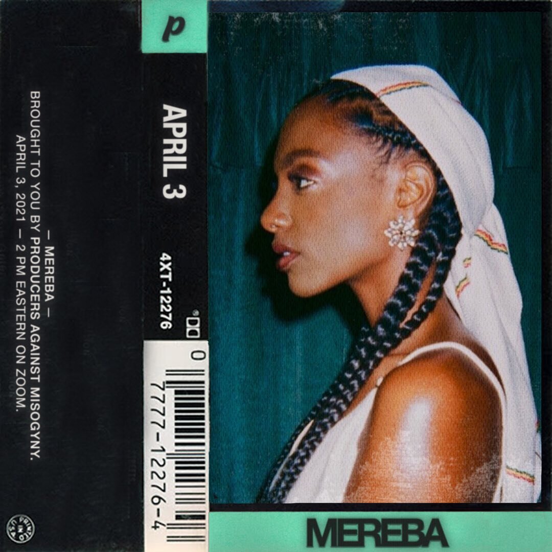 We can&rsquo;t wait for this one 🌟 Our next Q&amp;A and track deconstruction will be with @mereba *this Saturday* (April 3) at 2 PM ET on Zoom! Our co-moderators are @abbyttt, @lilyamiclo, and @st3llapop. Swipe for a peak on what Mereba will be walk