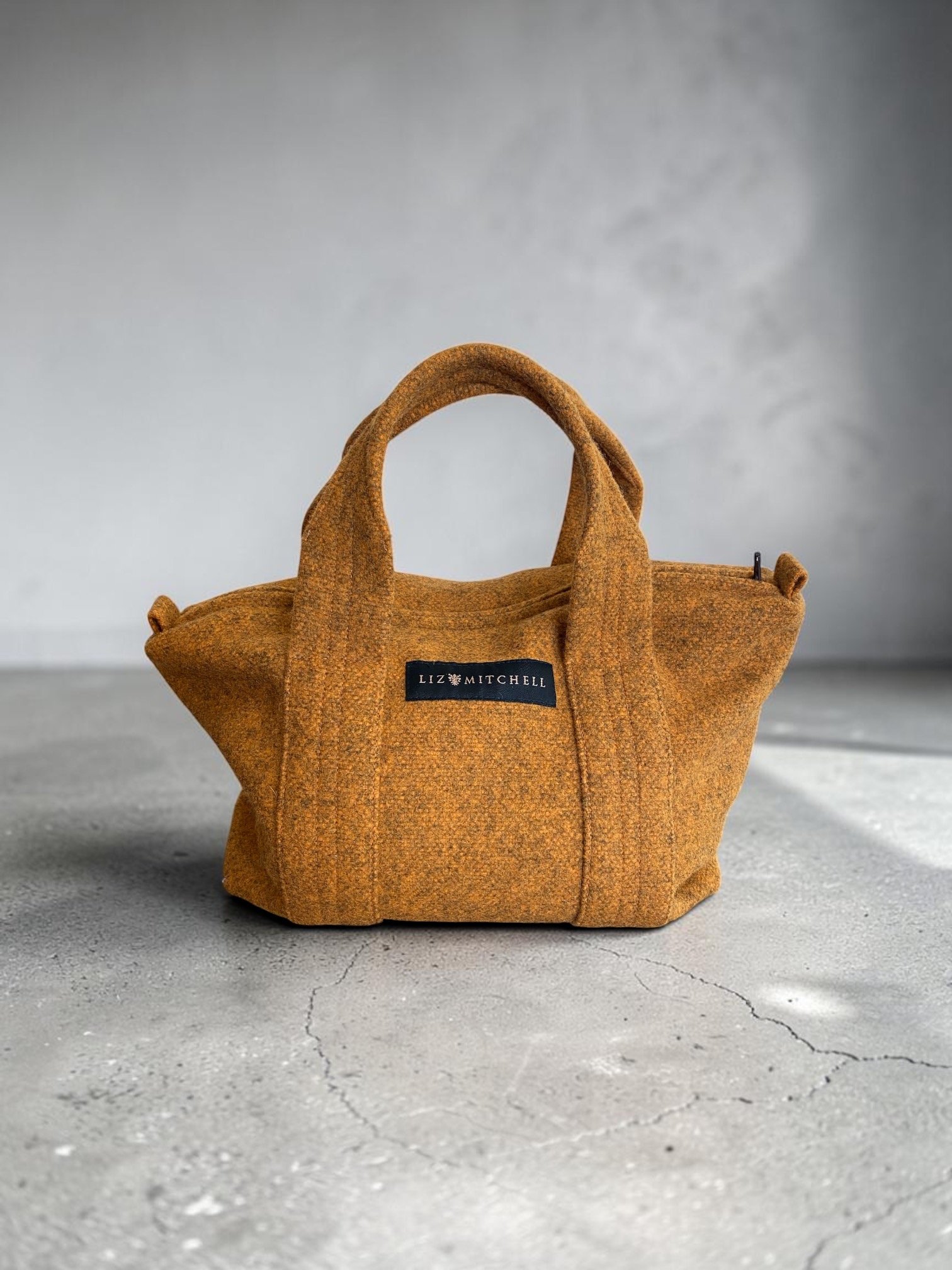 Stitched Felt Tote By Liz Mitchell