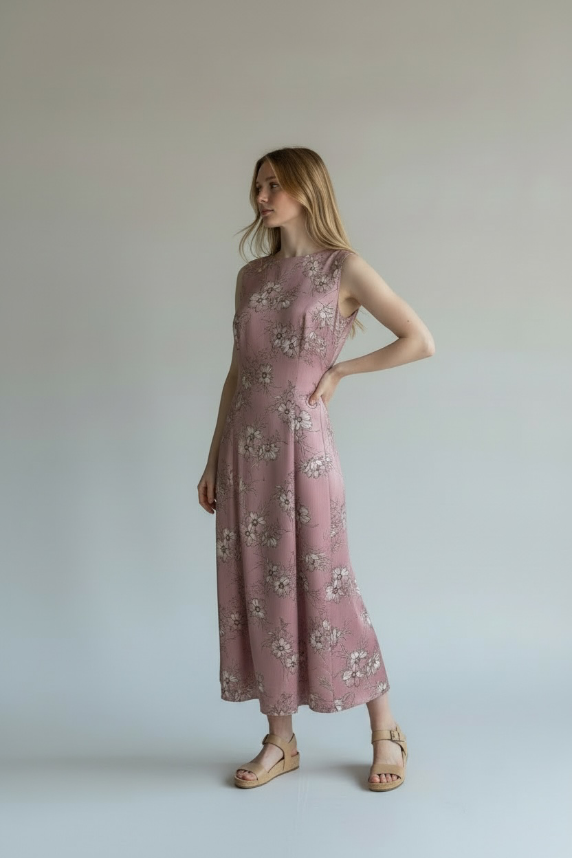 Vintage Kimono Silk Dress