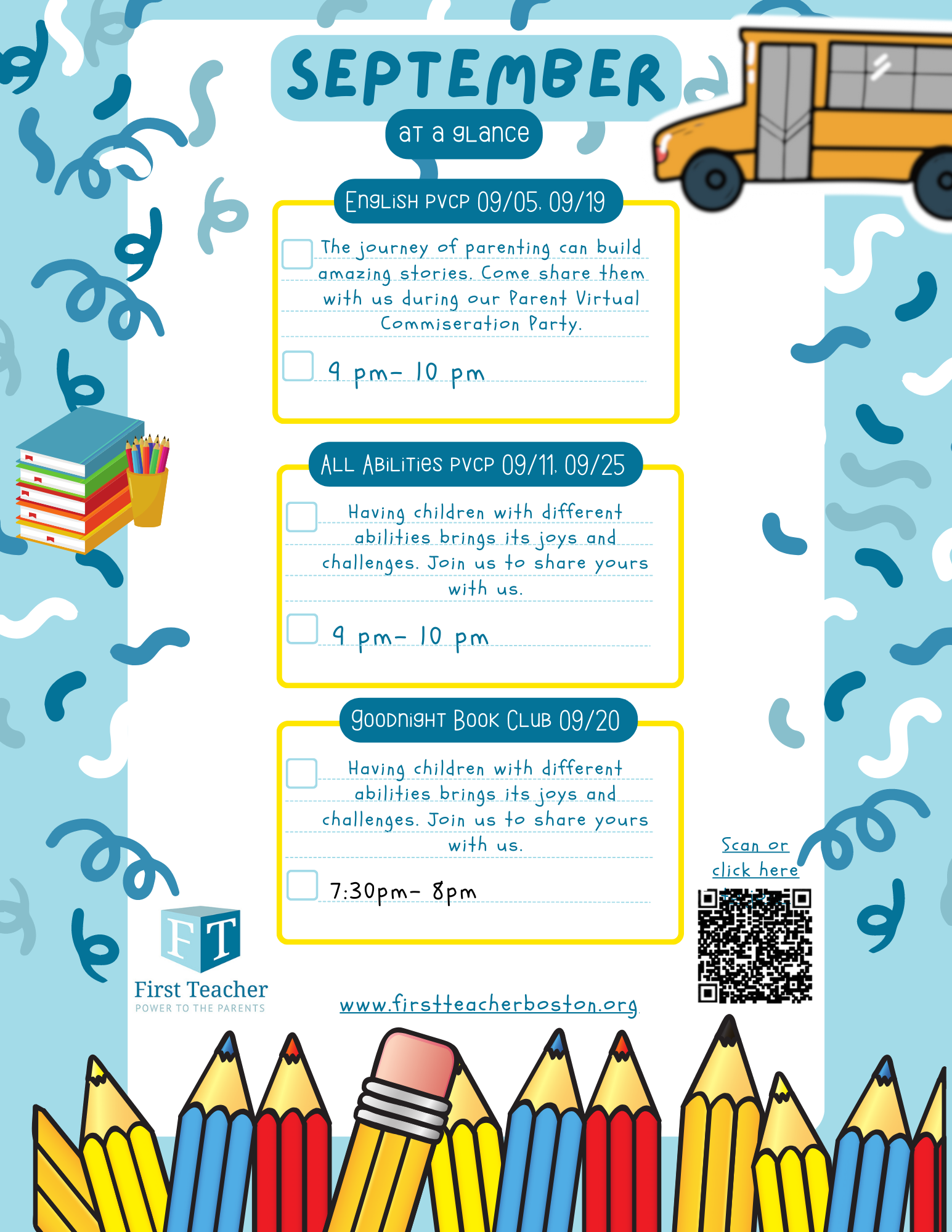 We are back to our programming for this school year!