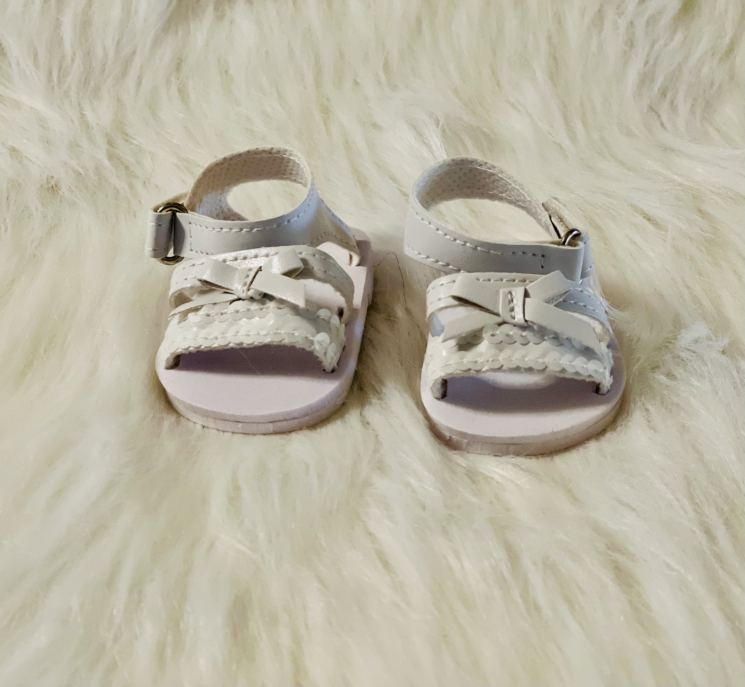 Amish Doll Sandals With Bows Shoes For My Life As, American Girl Doll, and Most 18 Inch Dolls.jpeg