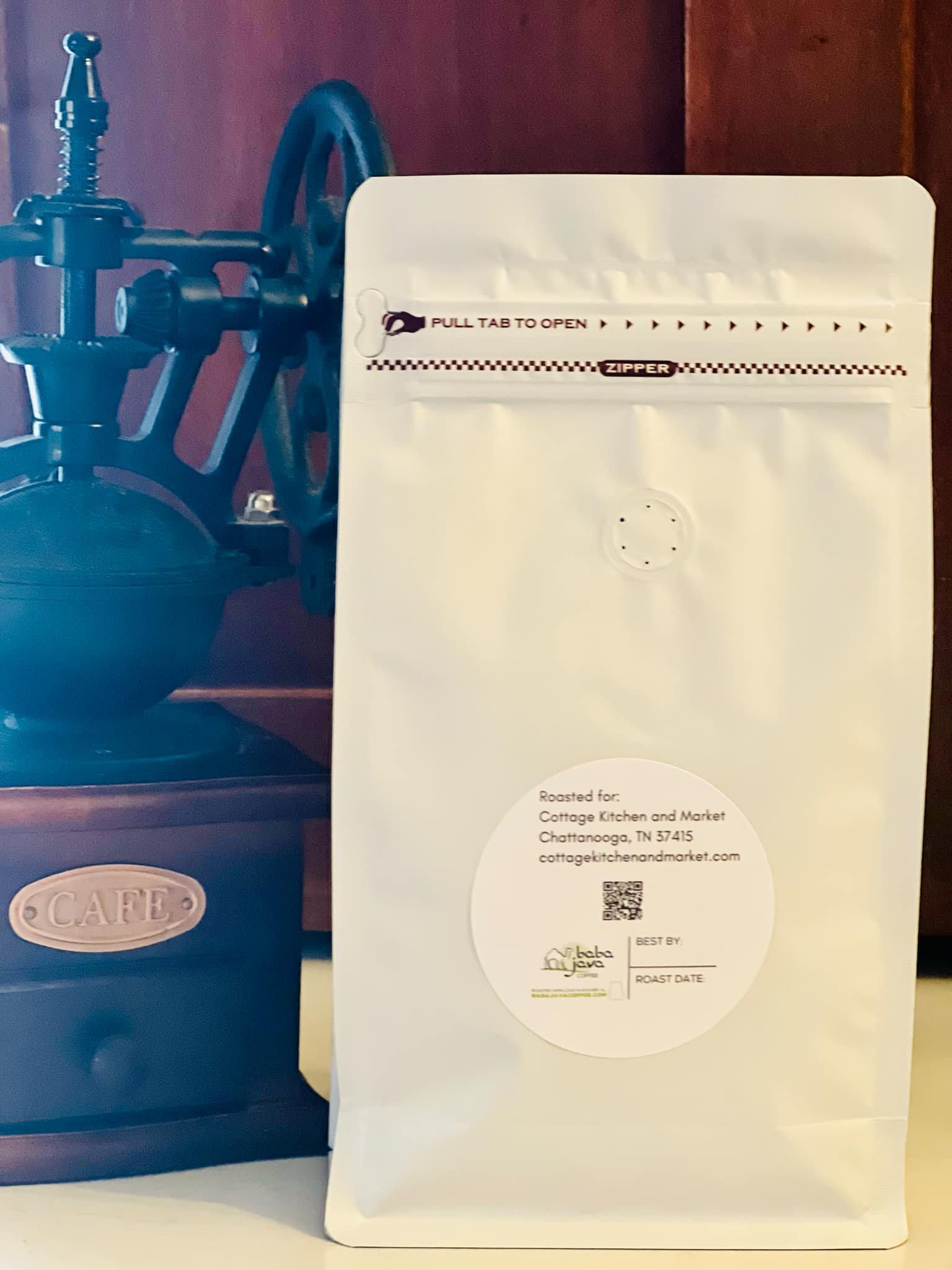 Cottage Kitchen and Market - Baba Java Coffee - Back.jpeg