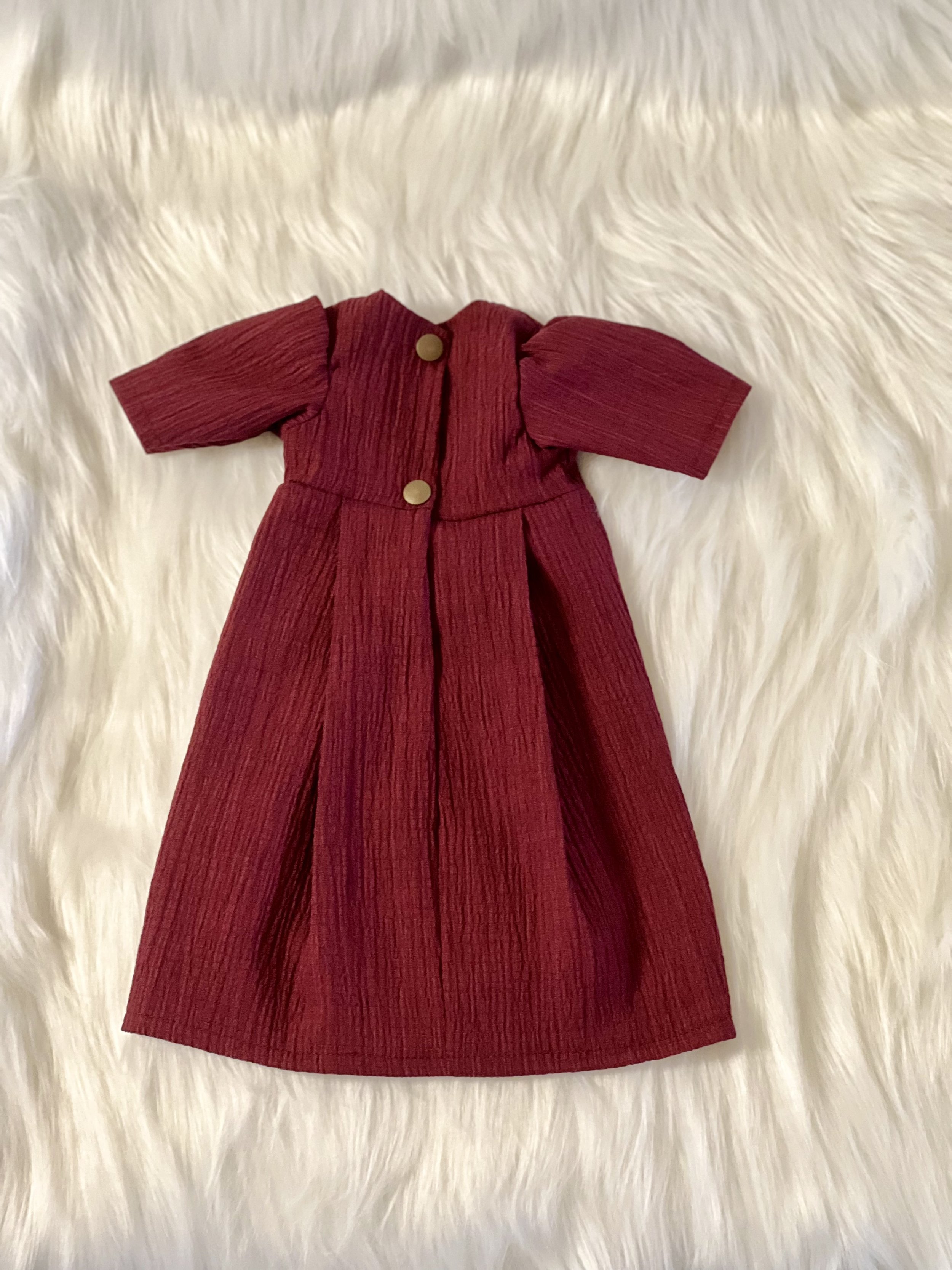 Amish Doll Red Dress For My Life As, American Girl Doll, and Most 18 Inch Dolls.jpeg