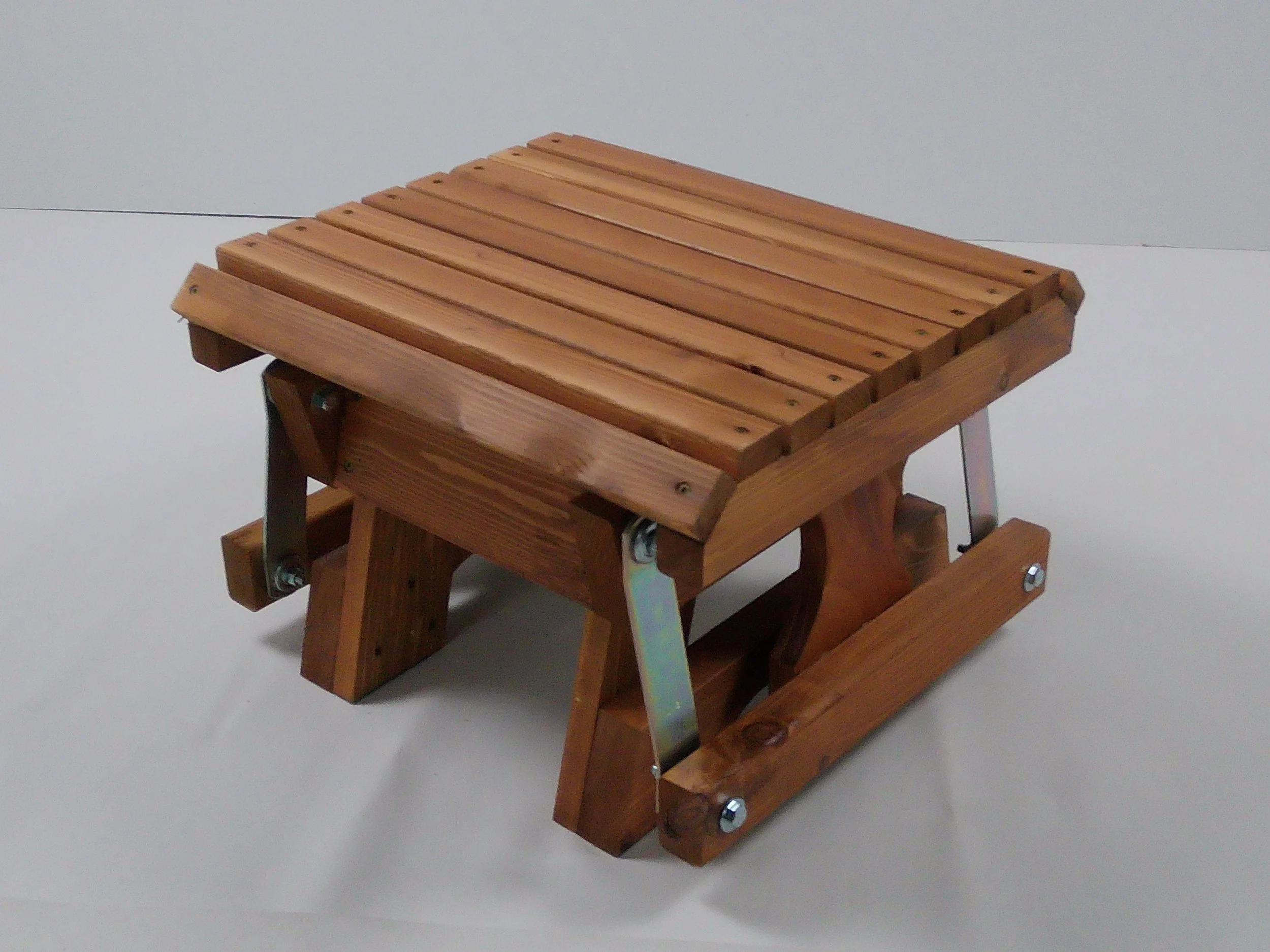 Cedar Gliding Ottoman, Amish-made