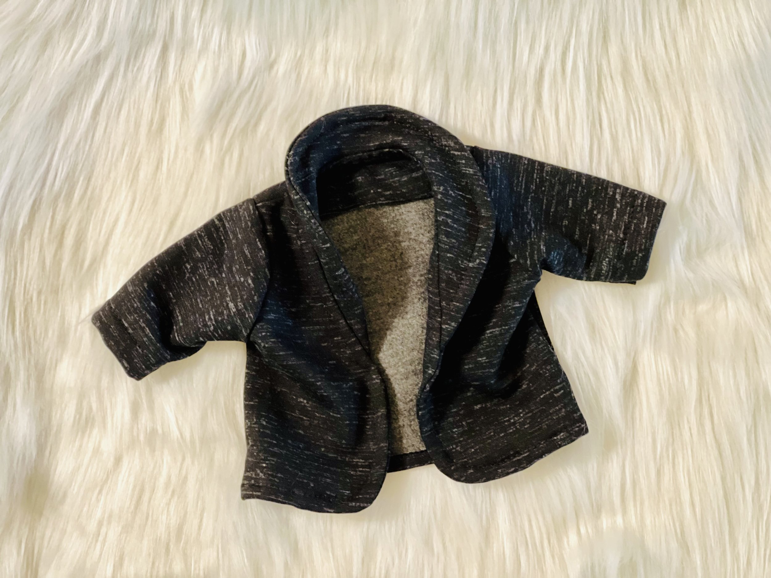 Amish Doll Gray Sweater With Collar.jpeg