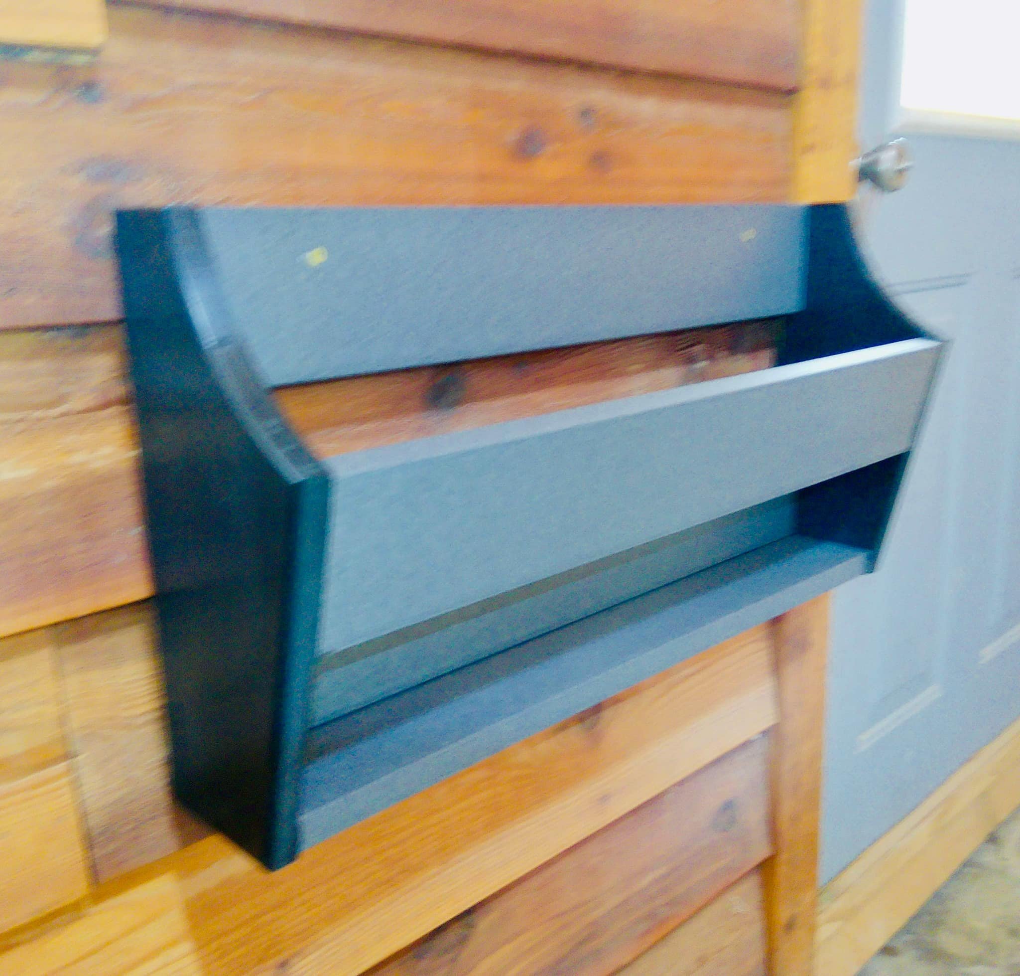 Gray Hanging Storage Rack – Versatile & Space-Saving, Amish-made.jpeg