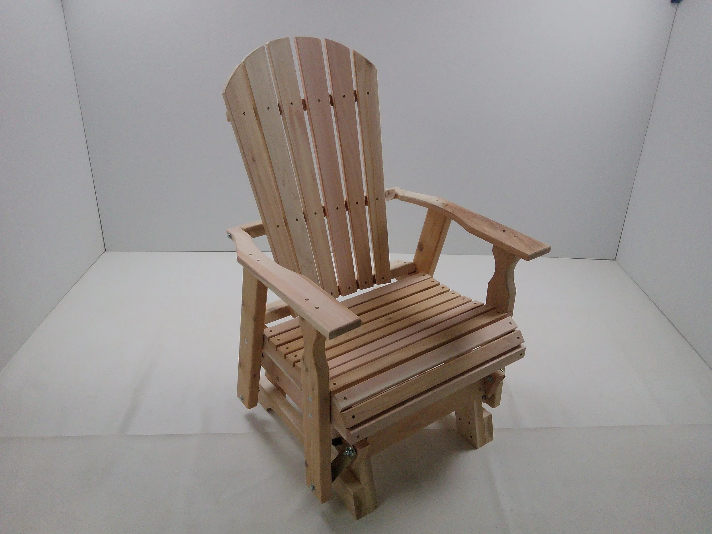 2 Ft. Cedar Fan-back Glider, Amish-made