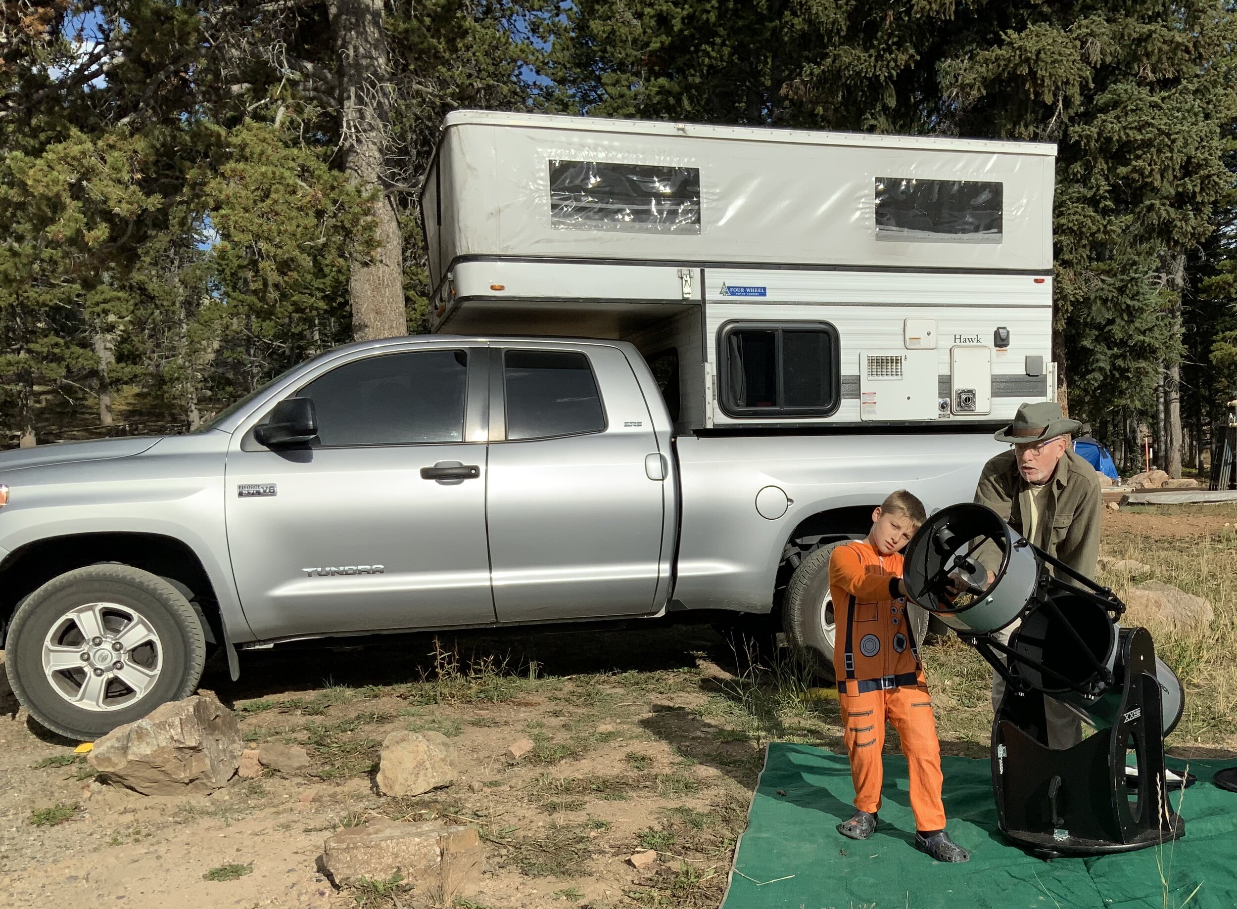 Astronaut training starts at 7?  This young man was thrilled to attend wearing his astronaut pajamas. He will be my assistant tonight helping with the Dob scope.