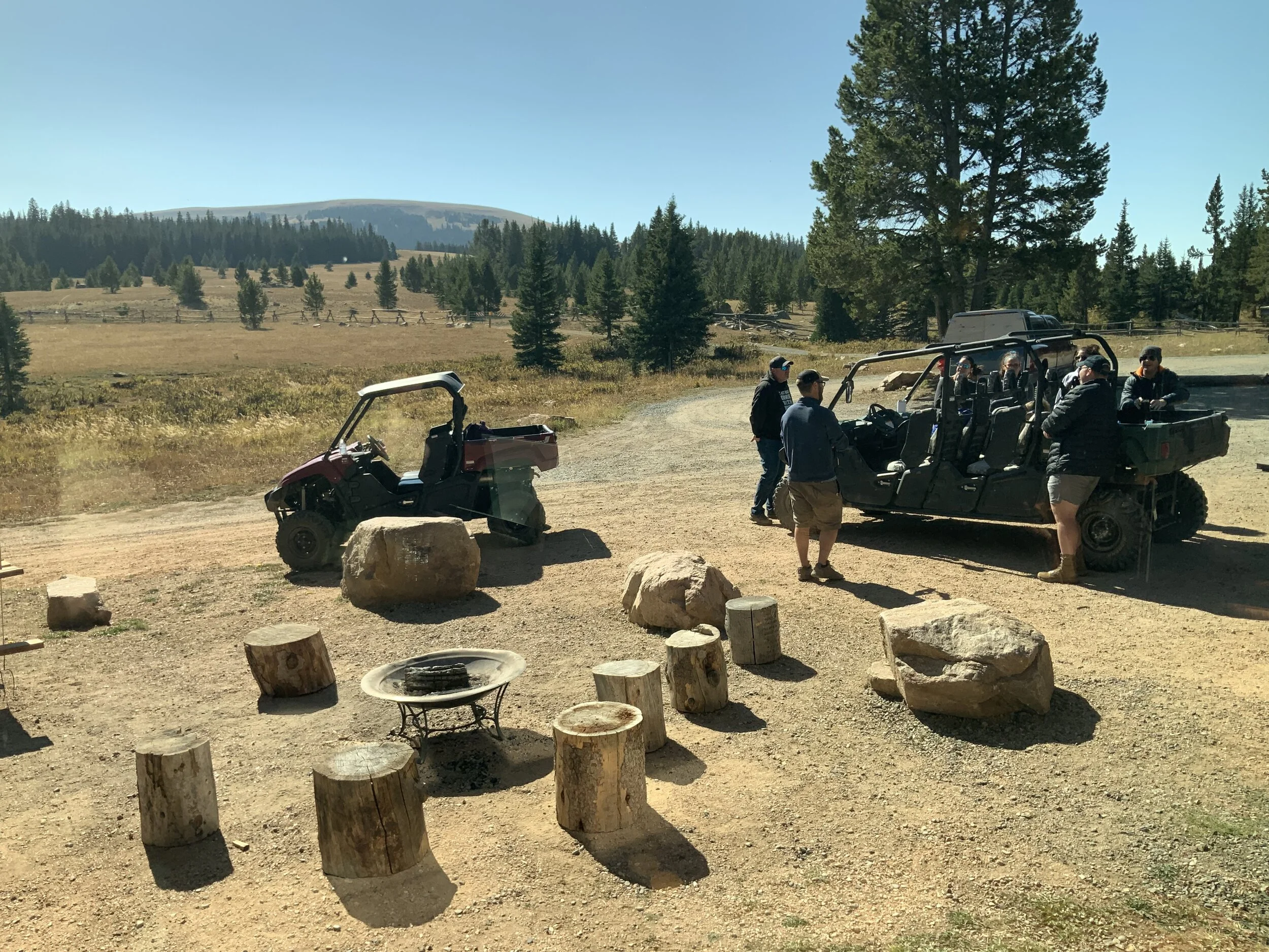 Daily excursions from the lodge are common. No tour guided journeys as in the past. Our great insurance industry has cancelled that. You now rent the vehicle and with a great orientation at the lodge and some area maps, you are on your own in the high country. I highly recommend the experience.